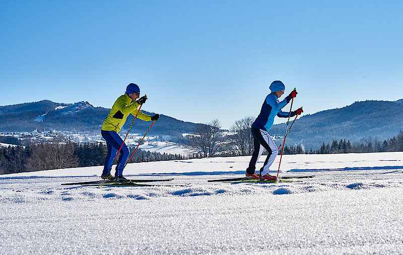Langlaufen im Bayerischen Wadl